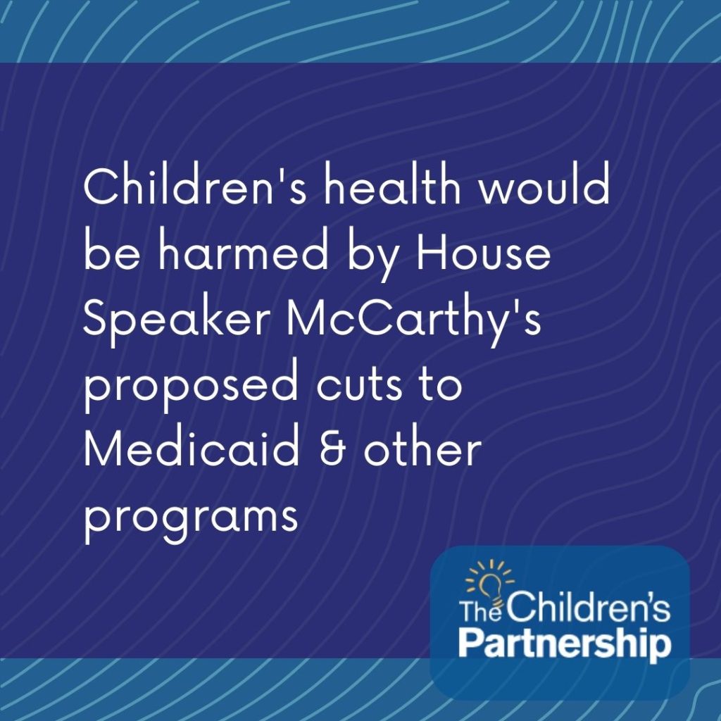 Children's health would be harmed by Speaker McCarthy's proposed cuts